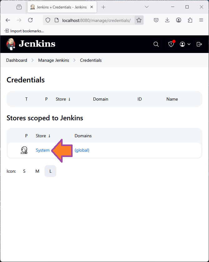 Создание Jenkins Credentials изображение с сайта www.devhops.ru
