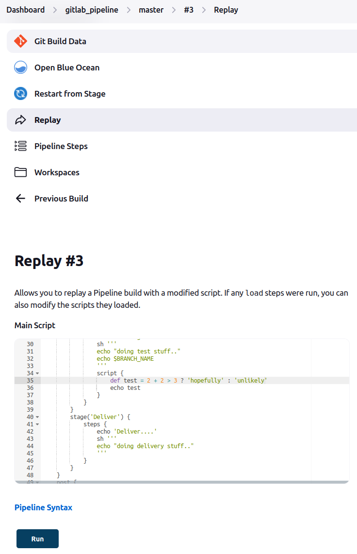 Jenkins replay изображение с сайта www.devhops.ru