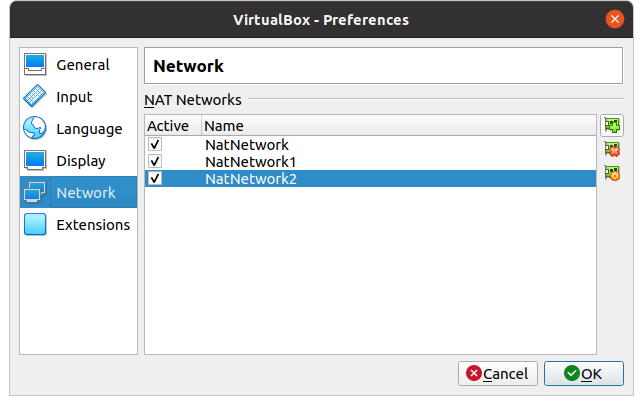 Создание несколько NAT Network в VirtualBox изображение с сайта www.devhops.ru