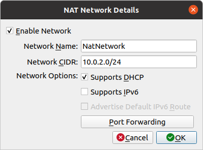Создание NAT Network в VirtualBox 6 изображение с сайта www.devhops.ru