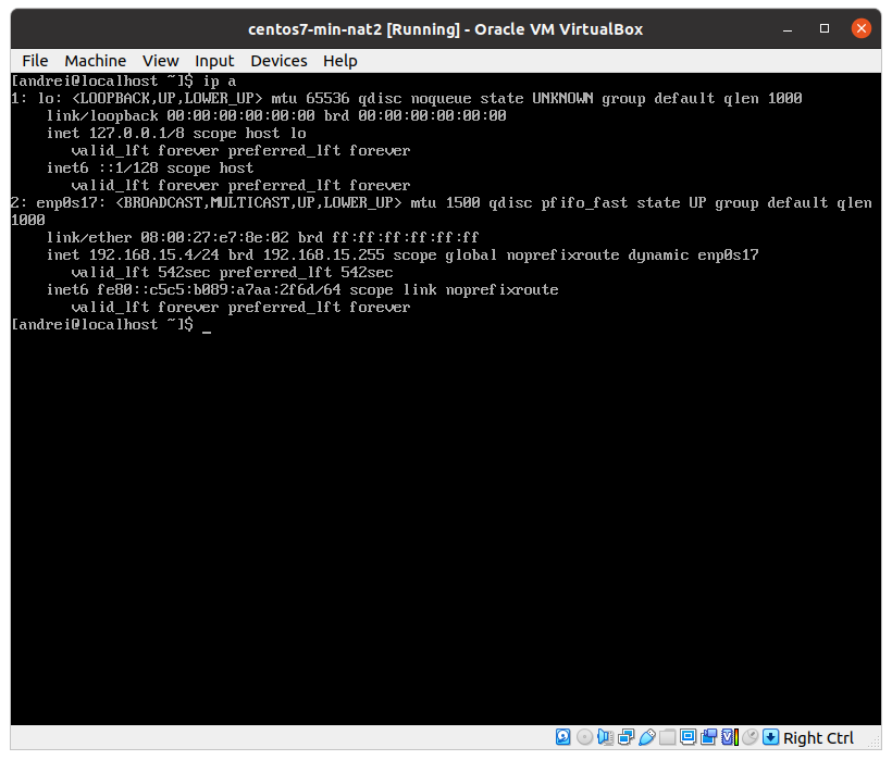 Создать вторую NAT Network в VirtualBox изображение с сайта www.devhops.ru