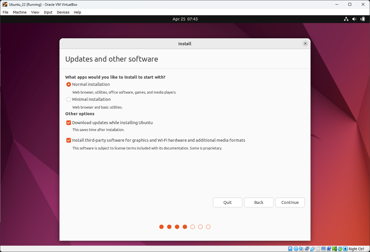 Установка Ubuntu 22.04 изображение с сайта www.devhops.ru