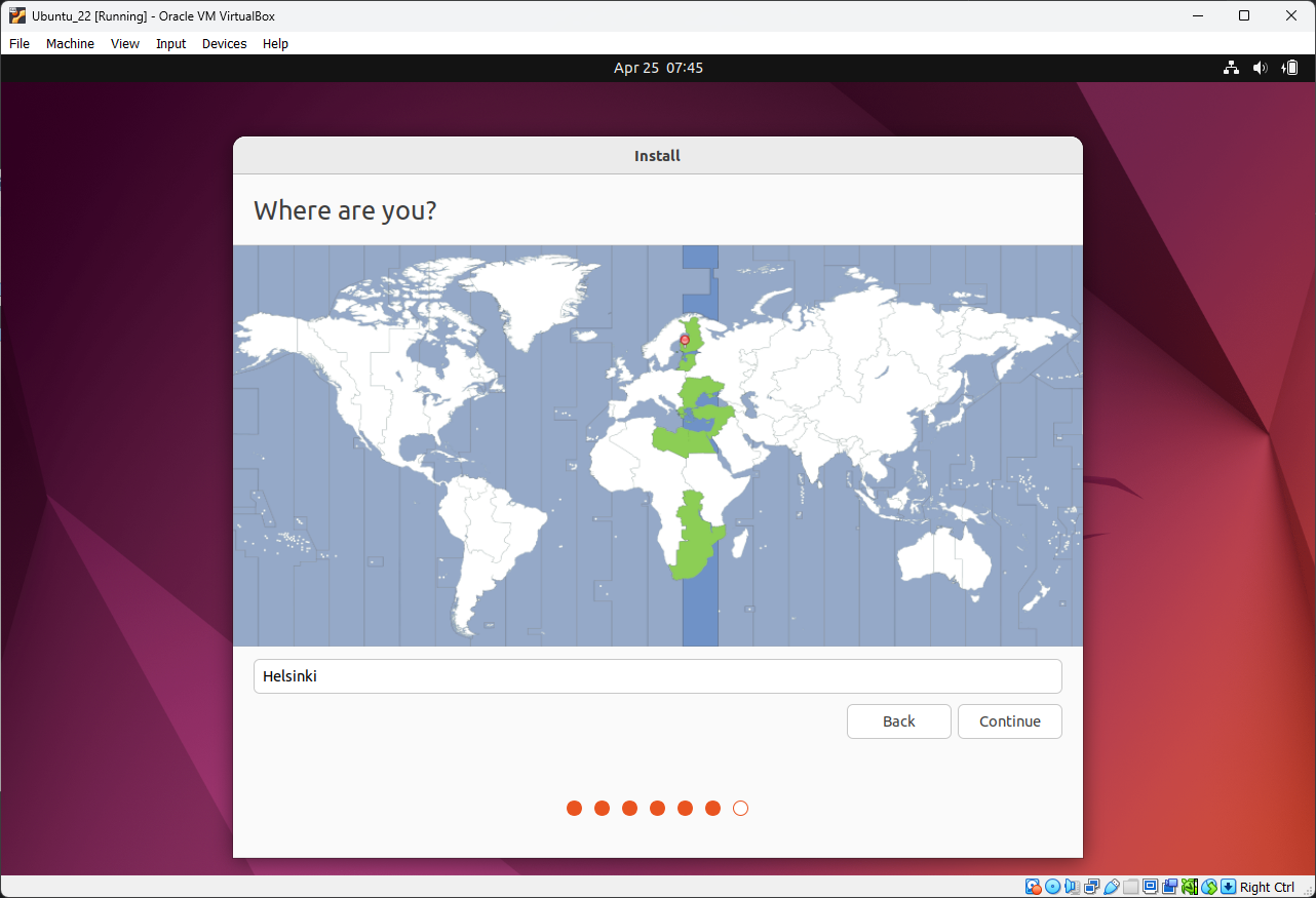 Установка Ubuntu 22.04 изображение с сайта www.devhops.ru