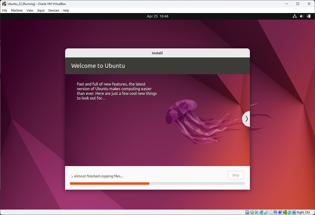 Установка Ubuntu 22.04 изображение с сайта www.devhops.ru