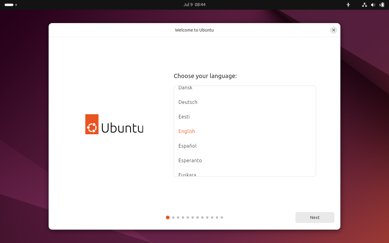 Установка Ubuntu 20.04 изображение с сайта www.devhops.ru