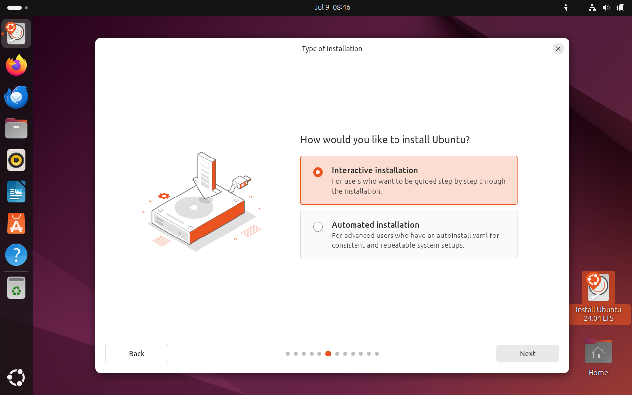 Установка Ubuntu 20.04 изображение с сайта www.devhops.ru